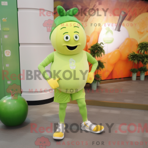 Mascot character of a Lime...