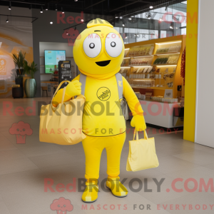 Mascot character of a Lemon...
