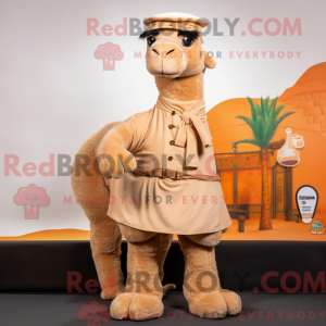 Mascottefiguur van een...
