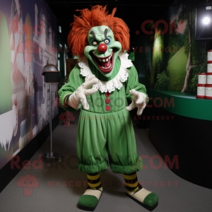 Forest Green Evil Clown...