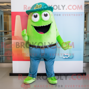 Mascottekarakter van een...