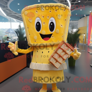 Mascottefiguur van een...