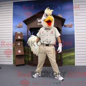 Mascottefiguur van een...