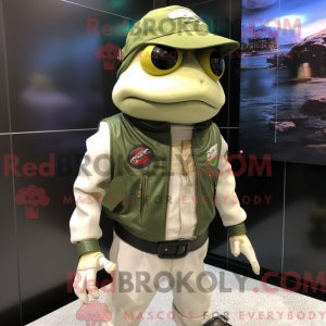 Mascottefiguur van een...
