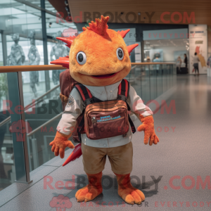 Personaje mascota de Rust...