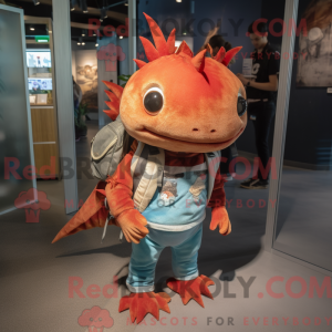 Personnage mascotte d un...