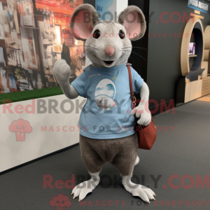 Mascottefiguur van een rat...
