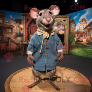 Mascottefiguur van een rat...