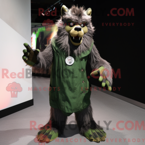 Mascot character of a Olive...