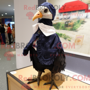 Mascot character of a Navy...
