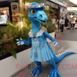 Postava maskota Sky Blue...