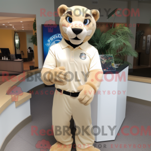 Mascottefiguur van een...