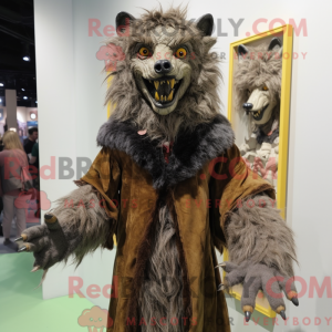 Mascottefiguur van een...