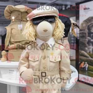 Mascottekarakter van een...