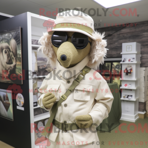 Mascot character of a Cream...