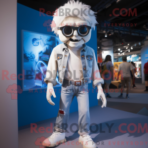 Mascot character of a White...