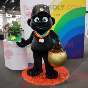 Maskot postava Black Pot Of...