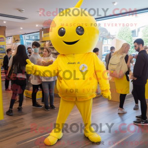 Mascot character of a Lemon...