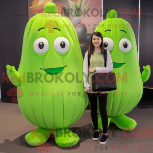Mascot character of a Lime...