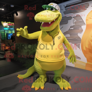 Mascot karakter van een...
