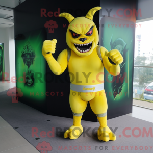 Personagem de máscara de um...