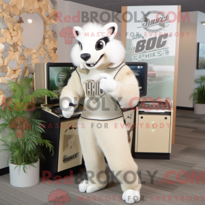 Mascottefiguur van een...