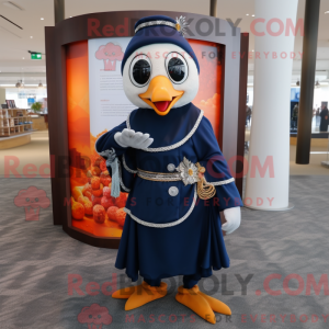 Maskotkarakter af en Navy...