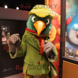 Maskot karakter af en...