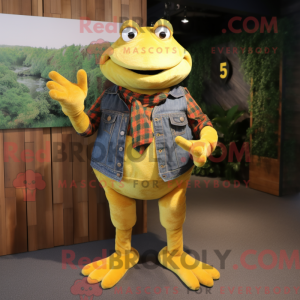 Mascot karakter van een...