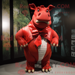 Mascot character of a Red...