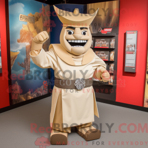 Personagem de máscara de um...
