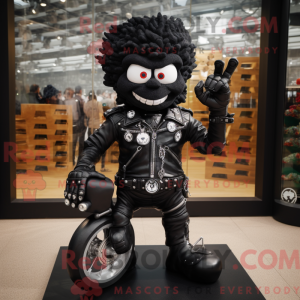 Mascot character of a Black...