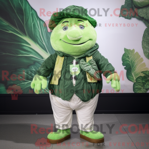 Mascot character of a Green...