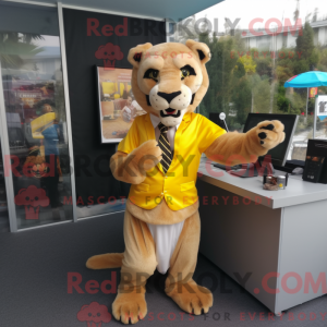 Mascot character of a...