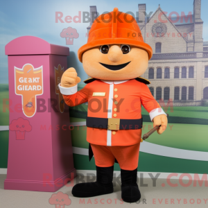 Postava maskota broskvové...