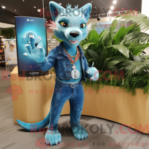 Mascot karakter van een...