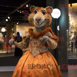 Mascottefiguur van een...