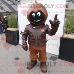 Mascottefiguur van een...
