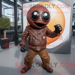 Mascot character of a Rust...