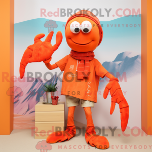 Mascot karakter van een...