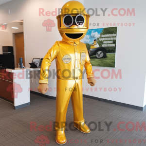Mascot character of a Gold...