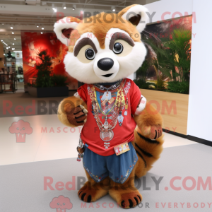 Maskotki z Tan Red Panda...