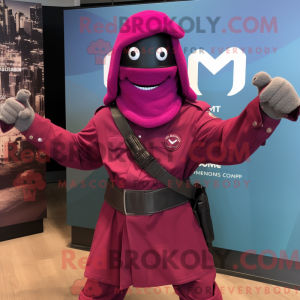 A máscara de um Magenta...
