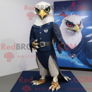 Mascot character of a Navy...