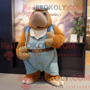 Maskot karaktär av en...