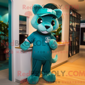 Mascottekarakter van een...