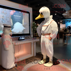 Mascot karakter van een...