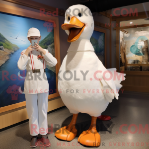 Mascot karakter van een...