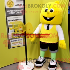 Mascottefiguur van een...