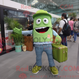 Mascot character of a Lime...